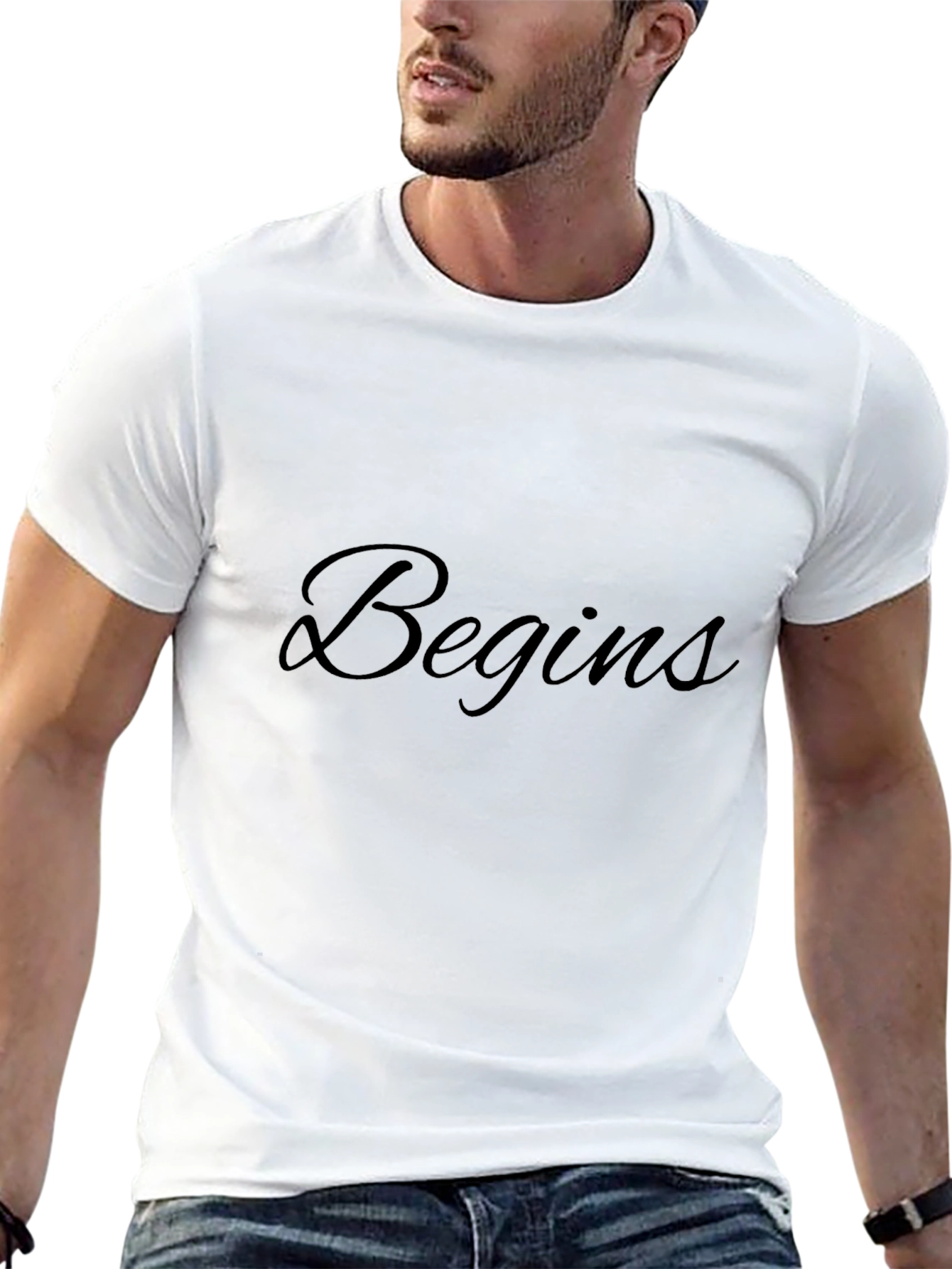 Begins Black T-Shirt