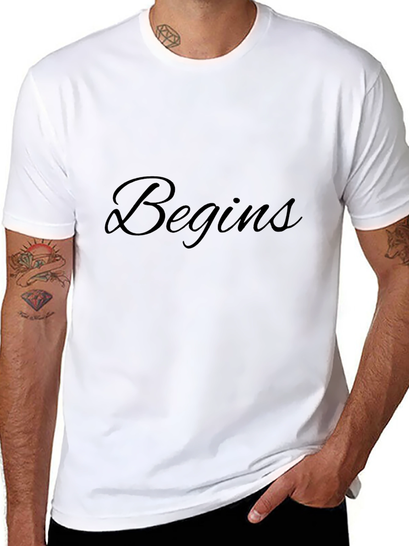 Begins Black T-Shirt