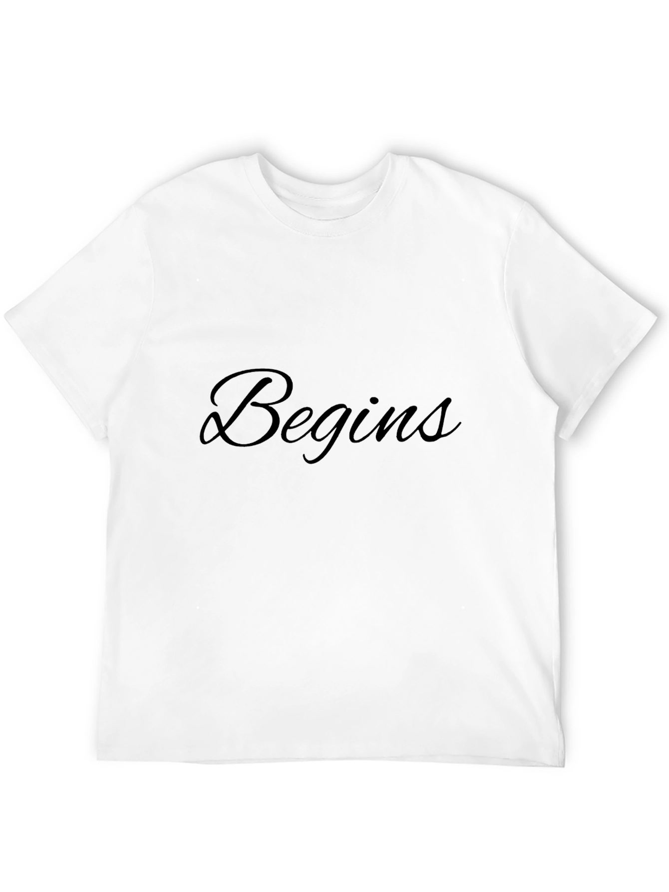 Begins Black T-Shirt