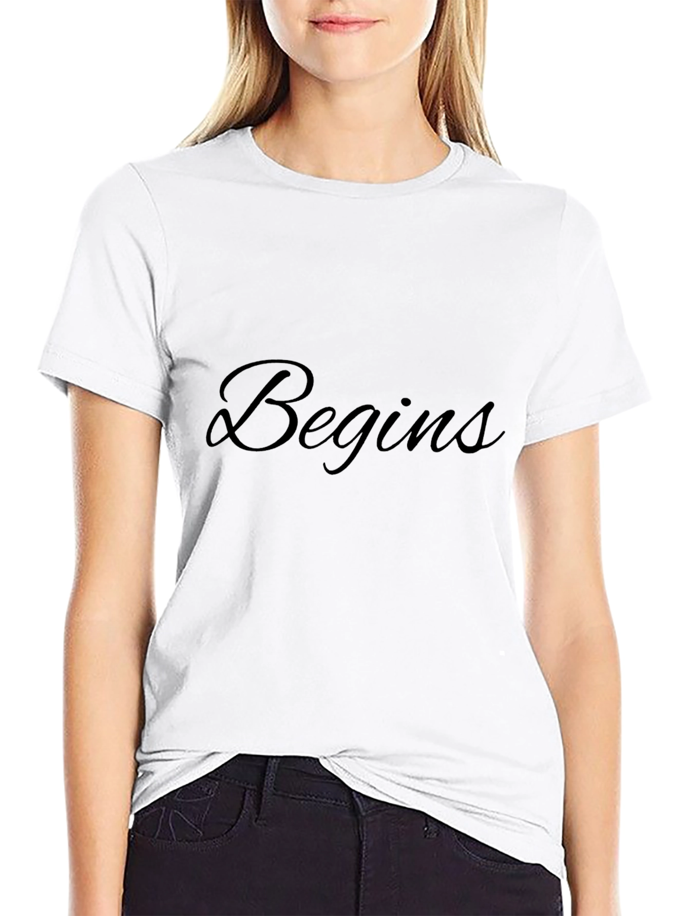 Begins Black T-Shirt