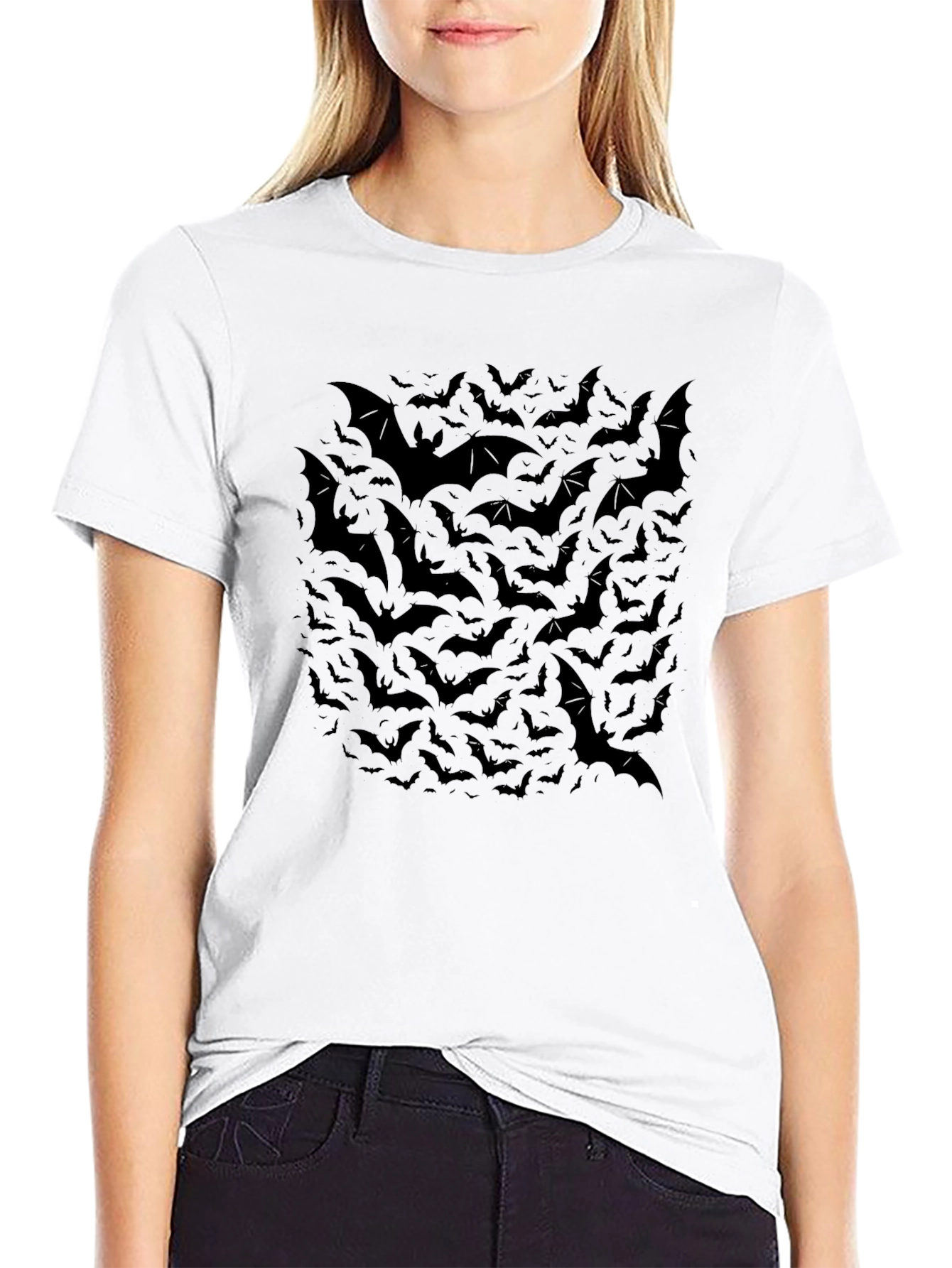 Bat Graphic T-Shirt - Halloween Style