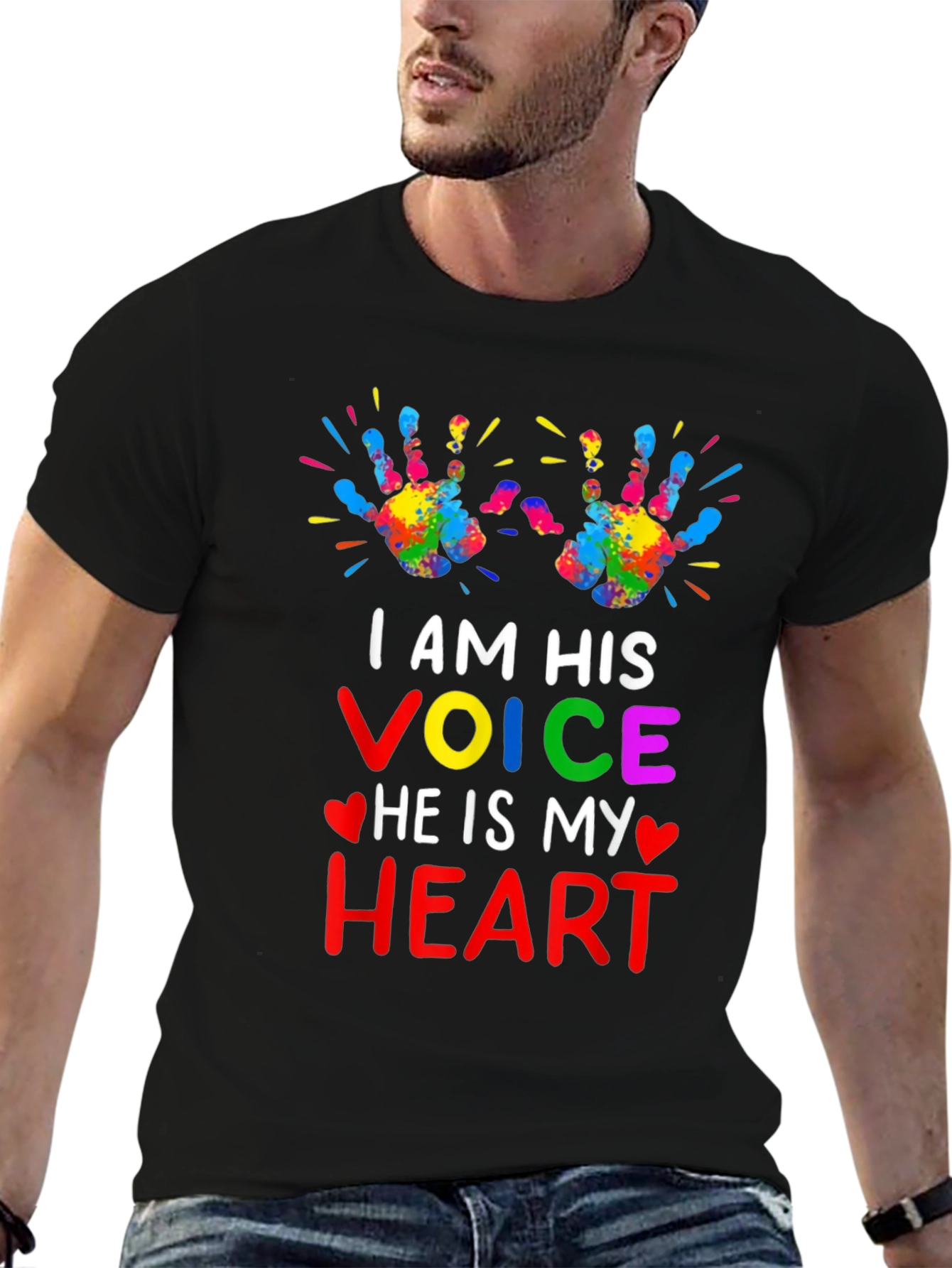Autism Awareness T-Shirt - I Am His Voice