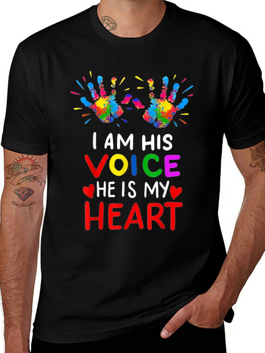 Autism Awareness T-Shirt - I Am His Voice