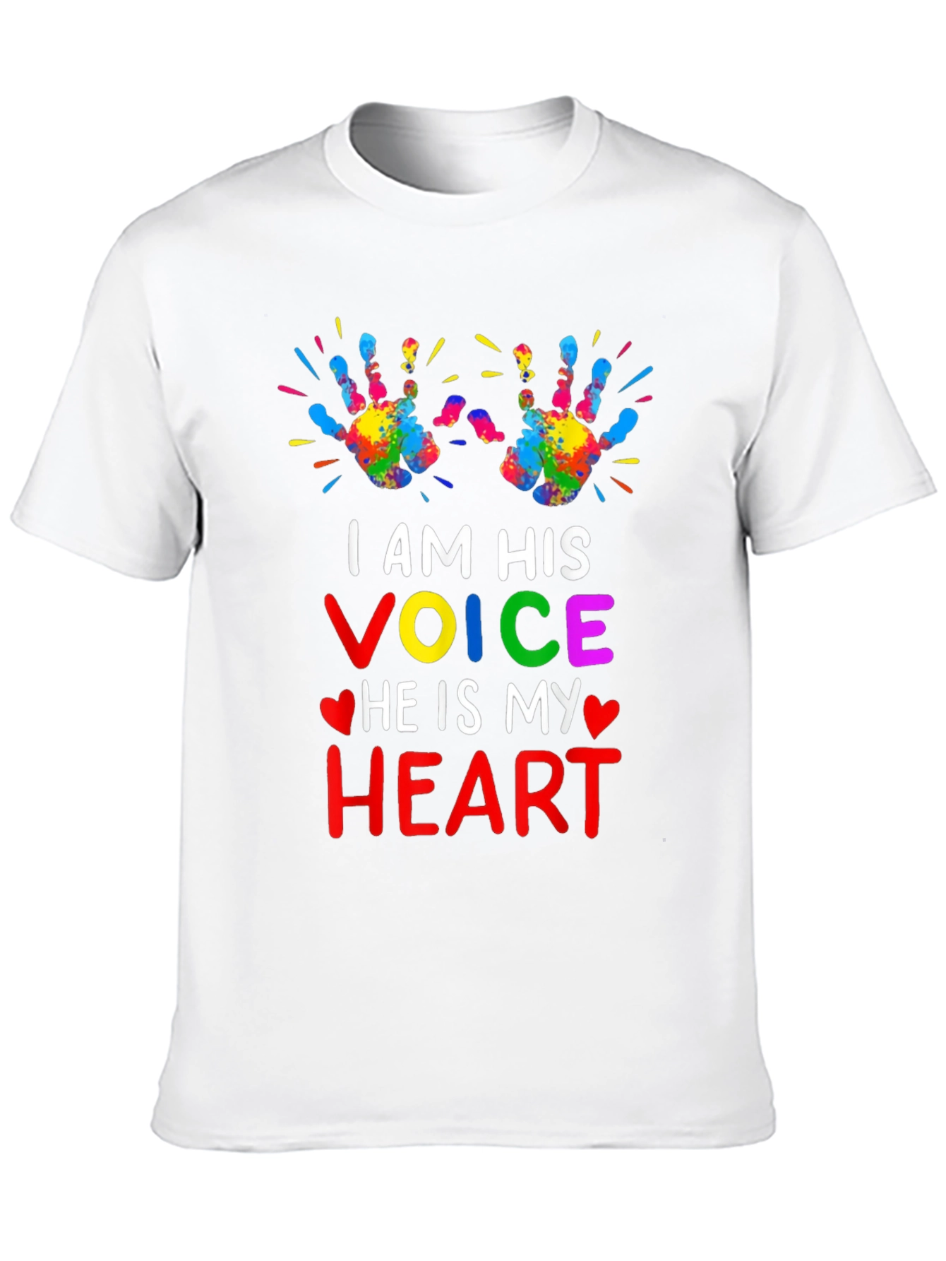 Autism Awareness T-Shirt - I Am His Voice