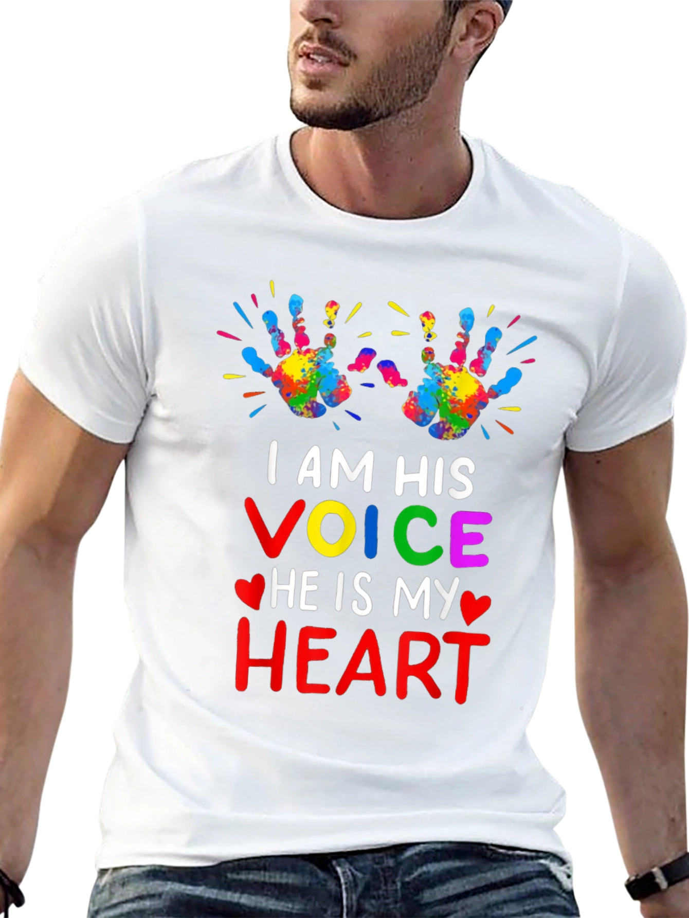 Autism Awareness T-Shirt - I Am His Voice