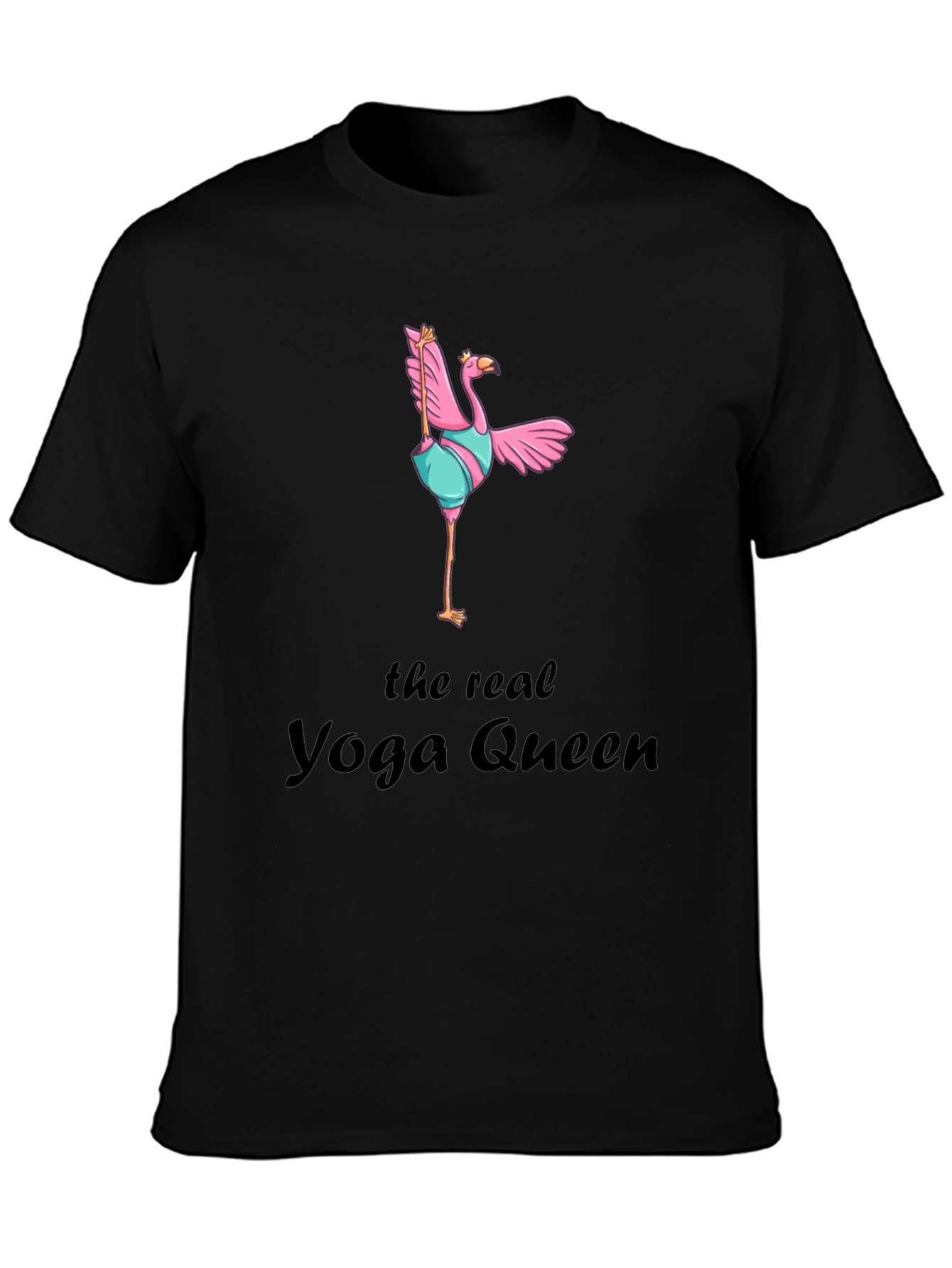 Yoga Queen Flamingo Graphic Tee