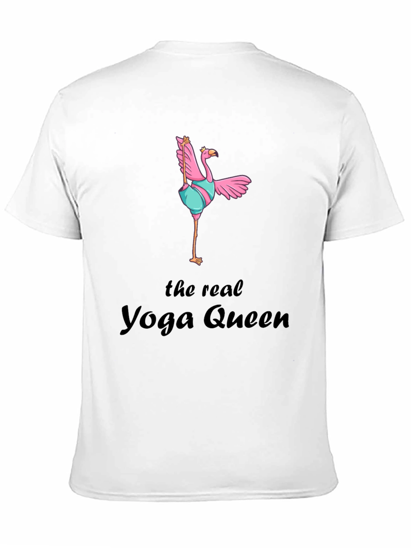 Yoga Queen Flamingo Graphic Tee