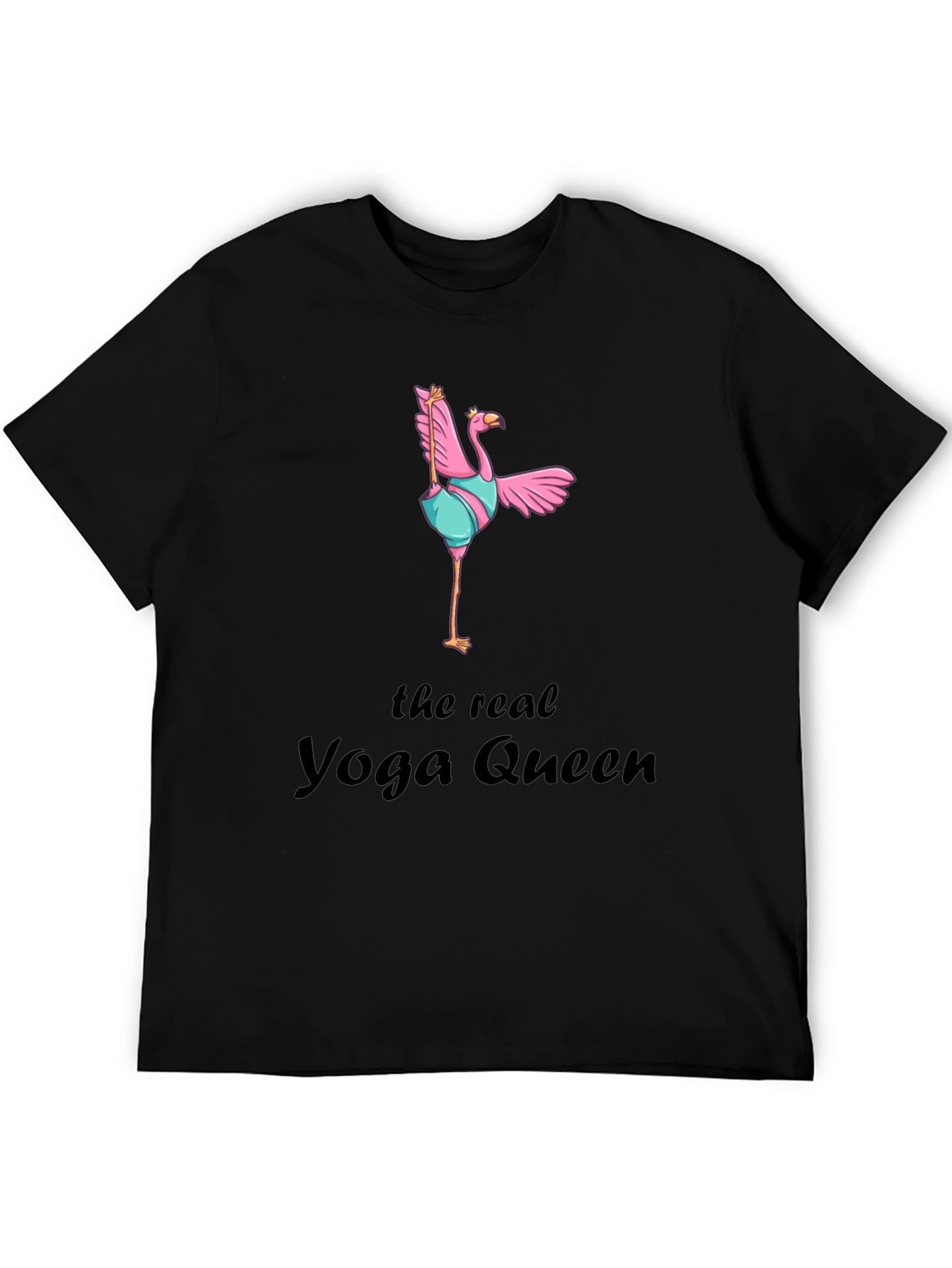 Yoga Queen Flamingo Graphic Tee