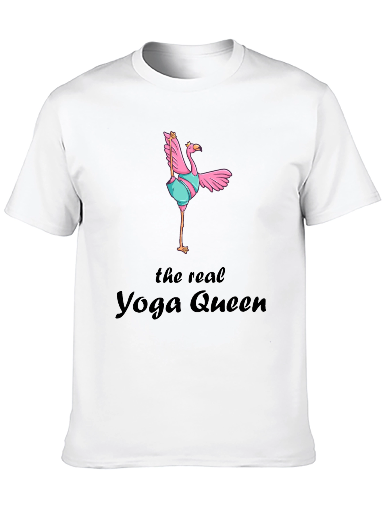 Yoga Queen Flamingo Graphic Tee