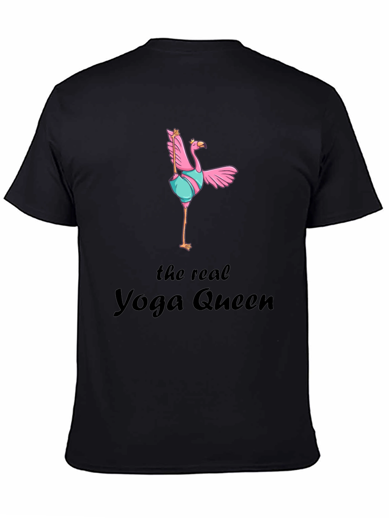 Yoga Queen Flamingo Graphic Tee