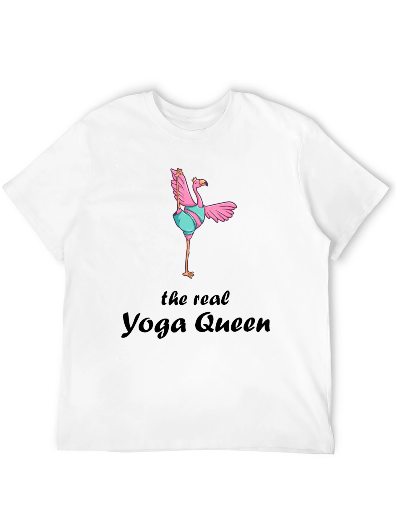 Yoga Queen Flamingo Graphic Tee