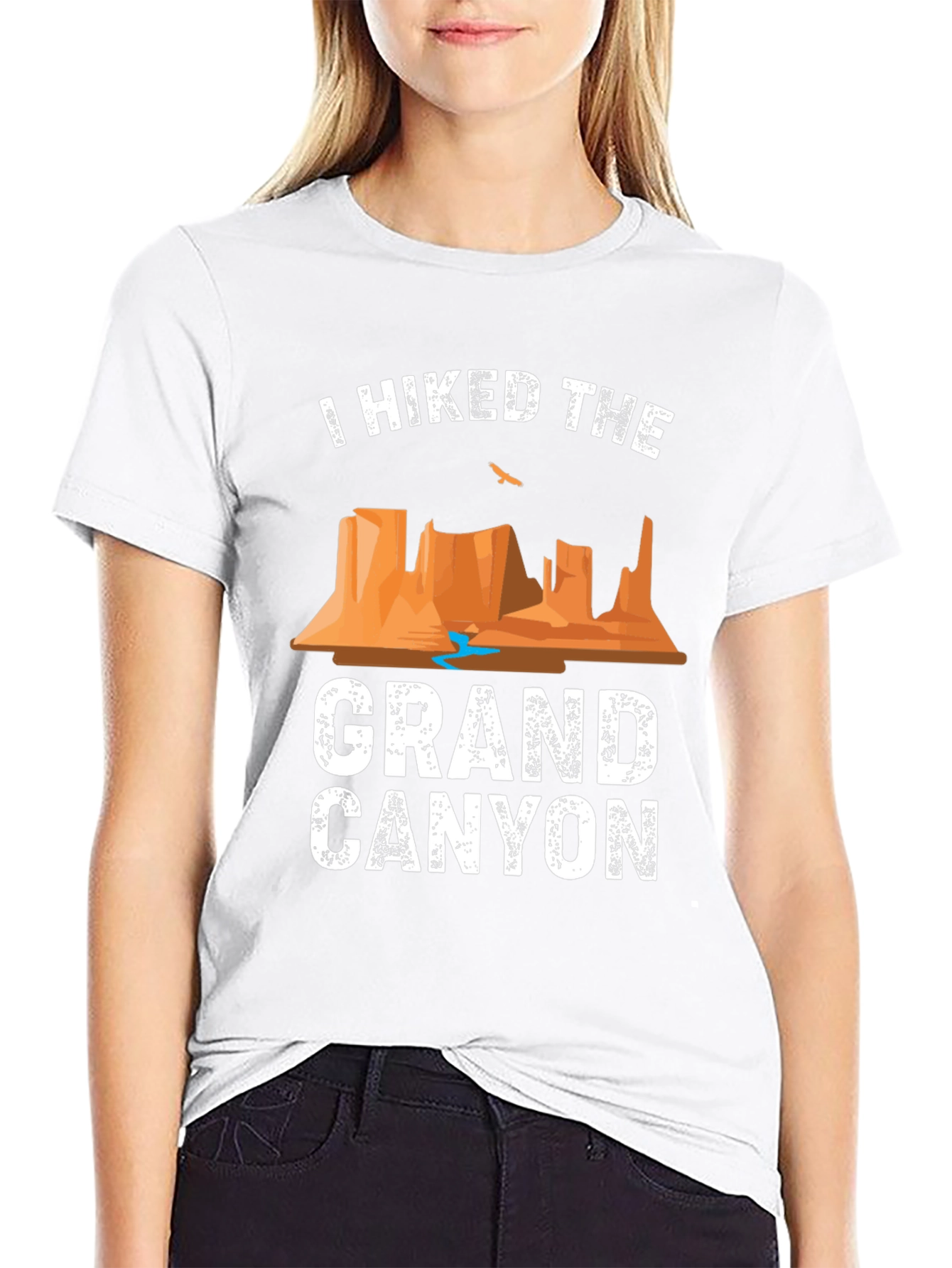 Grand Canyon Hiker T-Shirt - Black