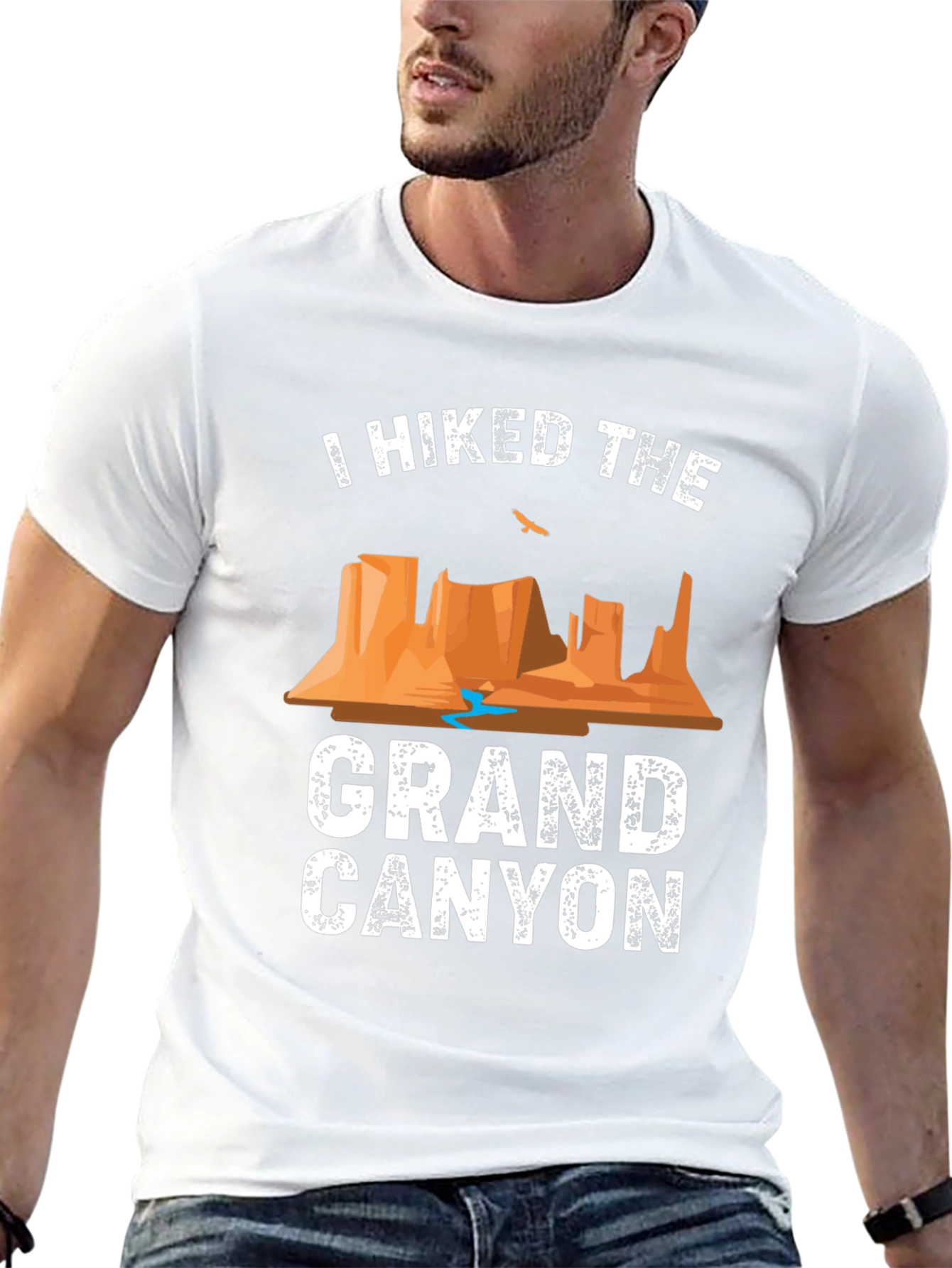Grand Canyon Hiker T-Shirt - Black
