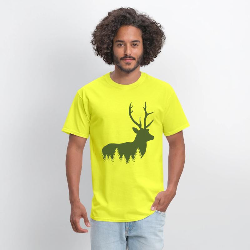 Hunter Mountaineer Hiker Deer