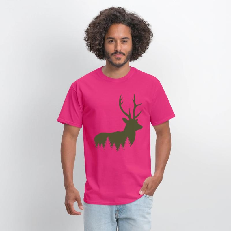 Hunter Mountaineer Hiker Deer