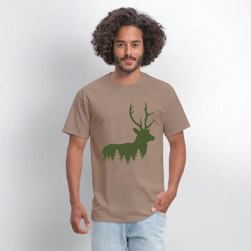 Hunter Mountaineer Hiker Deer