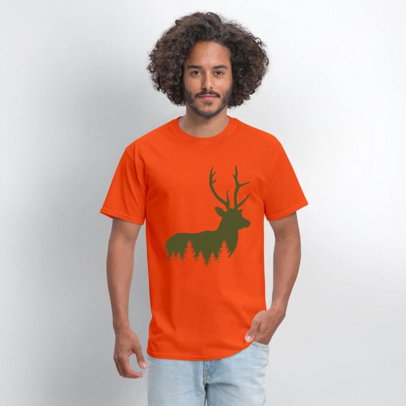 Hunter Mountaineer Hiker Deer