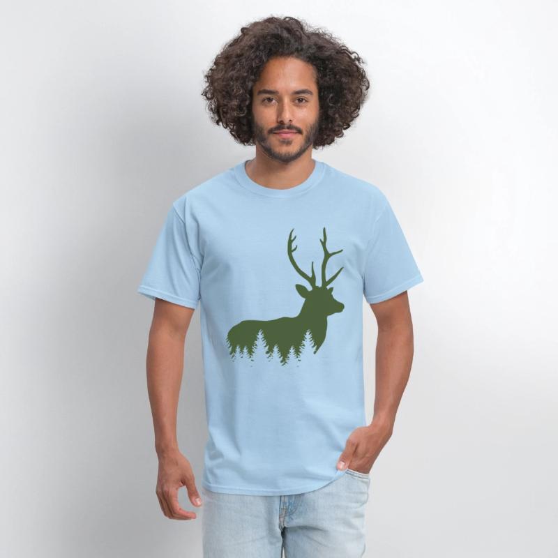 Hunter Mountaineer Hiker Deer