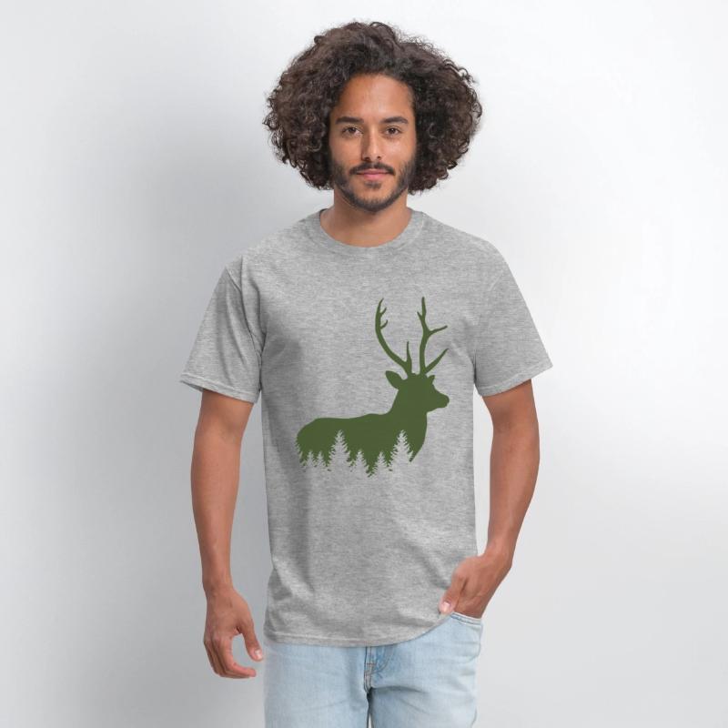 Hunter Mountaineer Hiker Deer