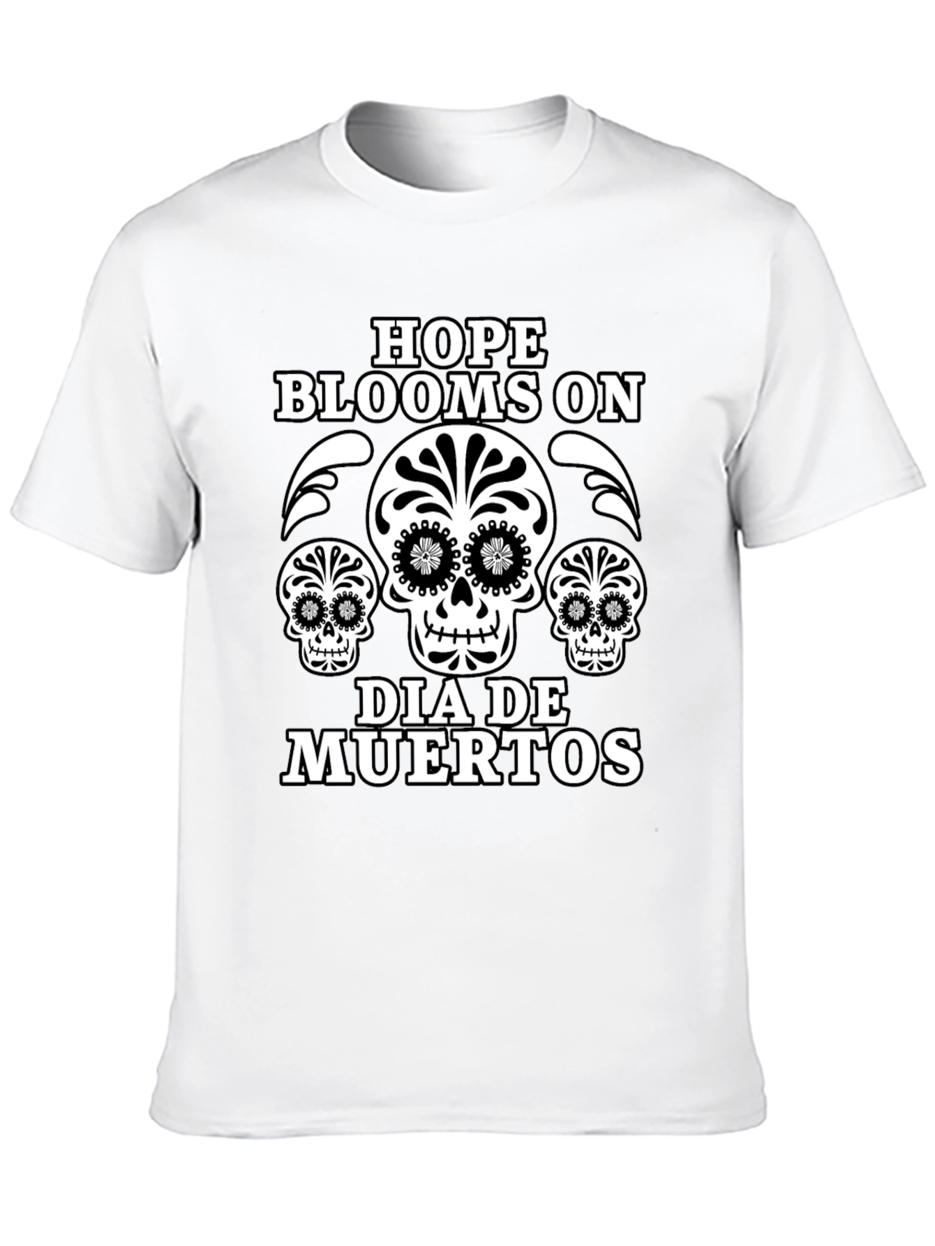 Day of the Dead Hope Blooms T-Shirt