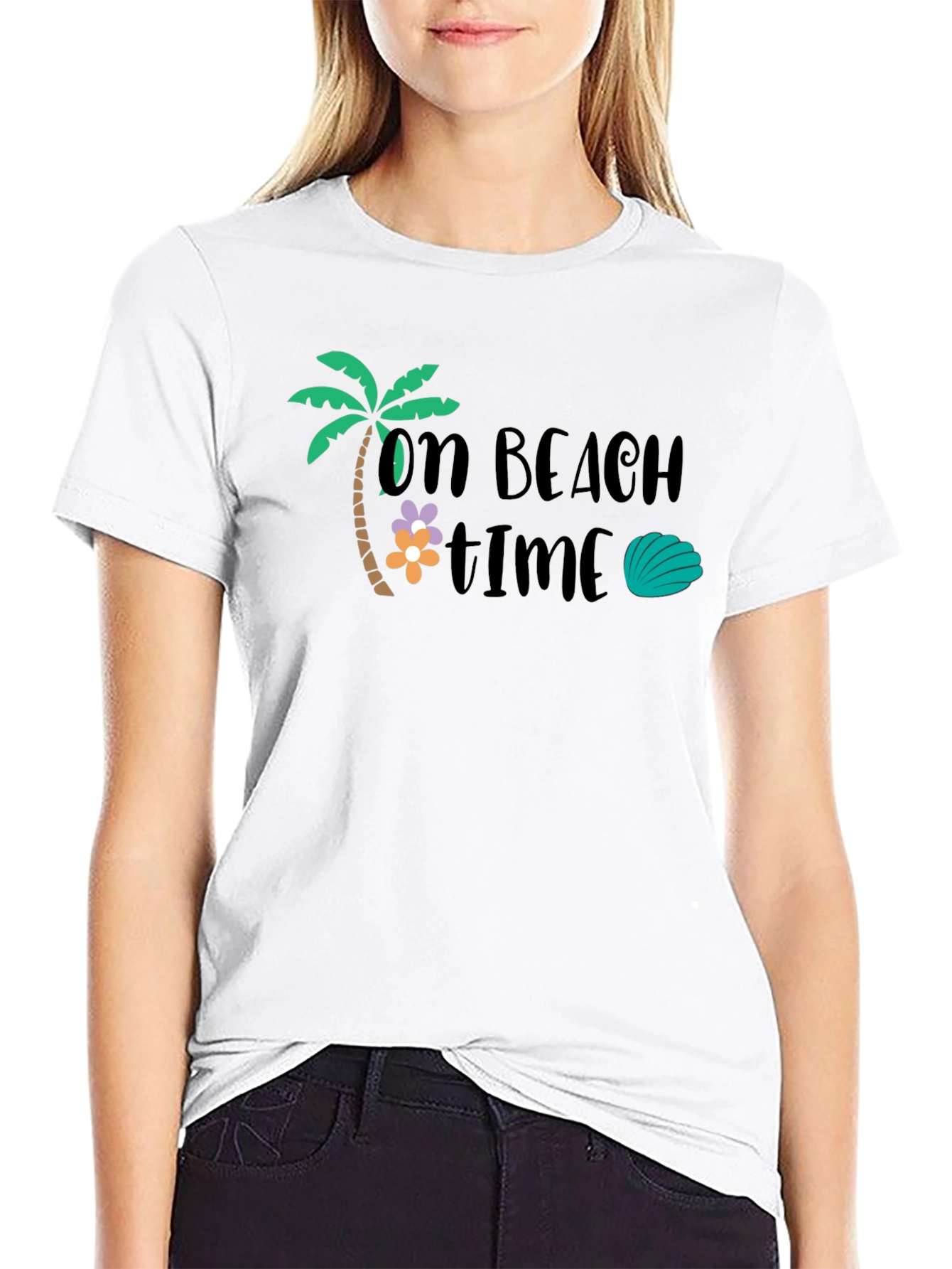 Beach Time Graphic T-Shirt - Summer Vibes!