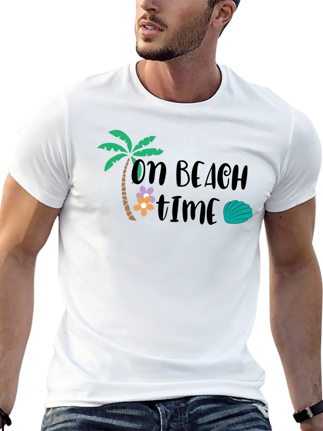 Beach Time Graphic T-Shirt - Summer Vibes!
