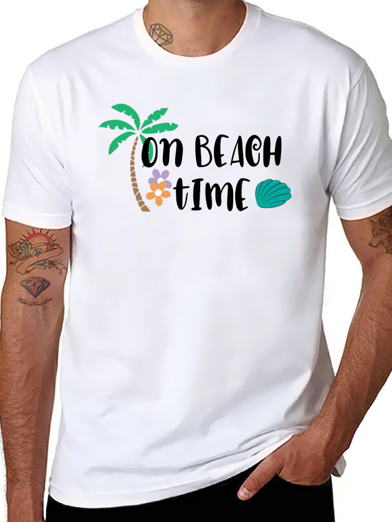 Beach Time Graphic T-Shirt - Summer Vibes!