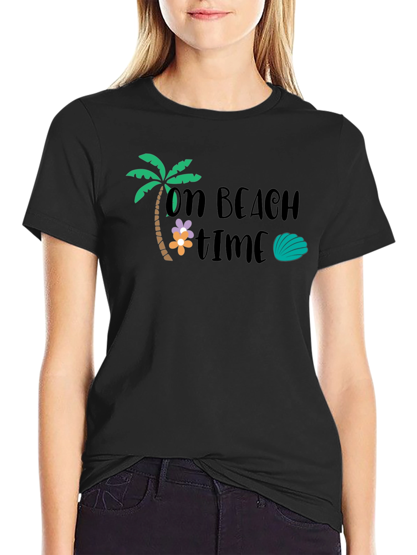 Beach Time Graphic T-Shirt - Summer Vibes!
