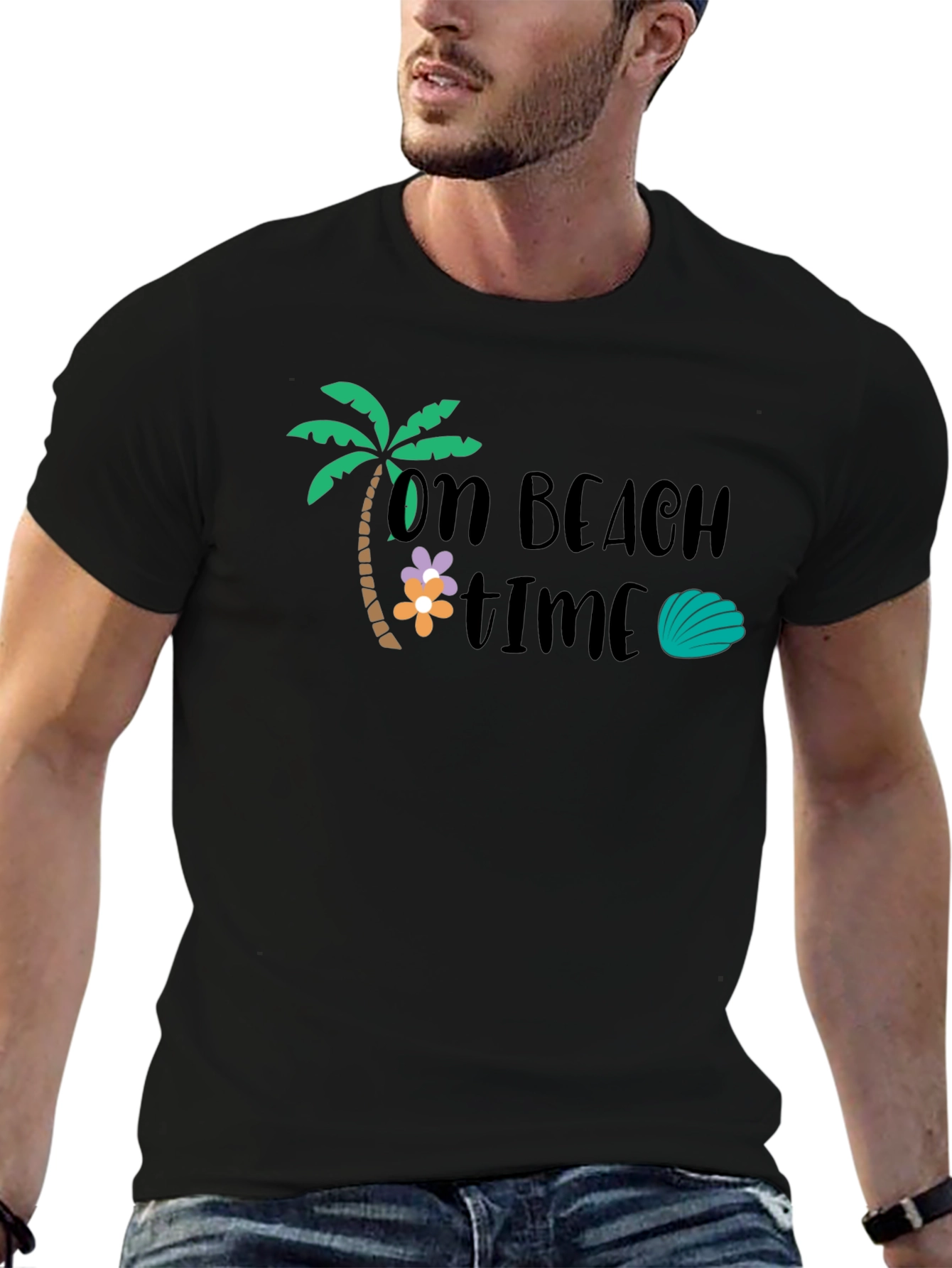 Beach Time Graphic T-Shirt - Summer Vibes!