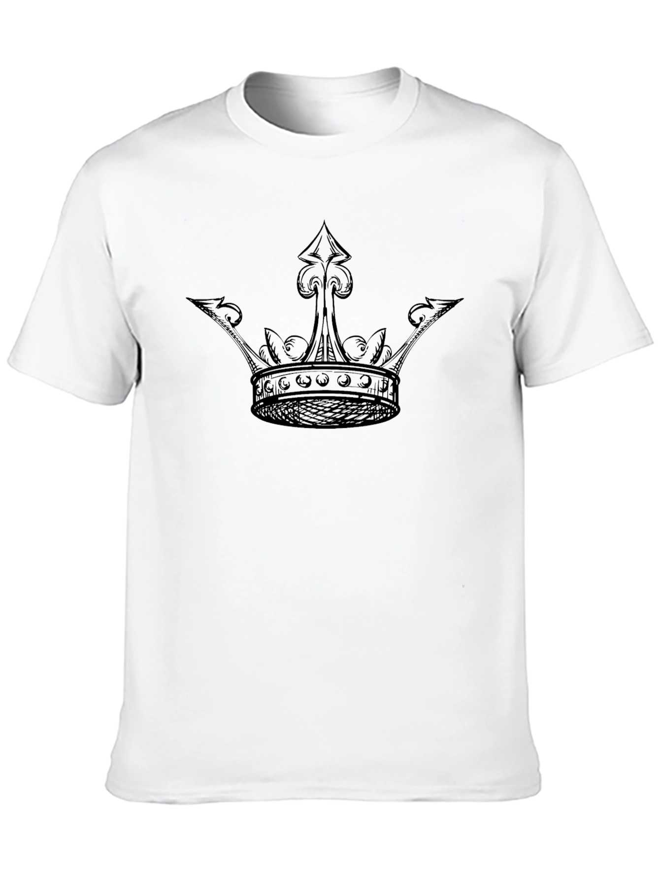 Crown Graphic T-Shirt - Mens Black Tee