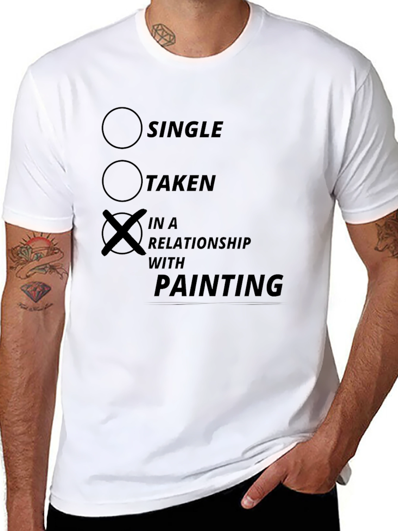Relationship with Painting T-Shirt - Single Taken Artist Tee
