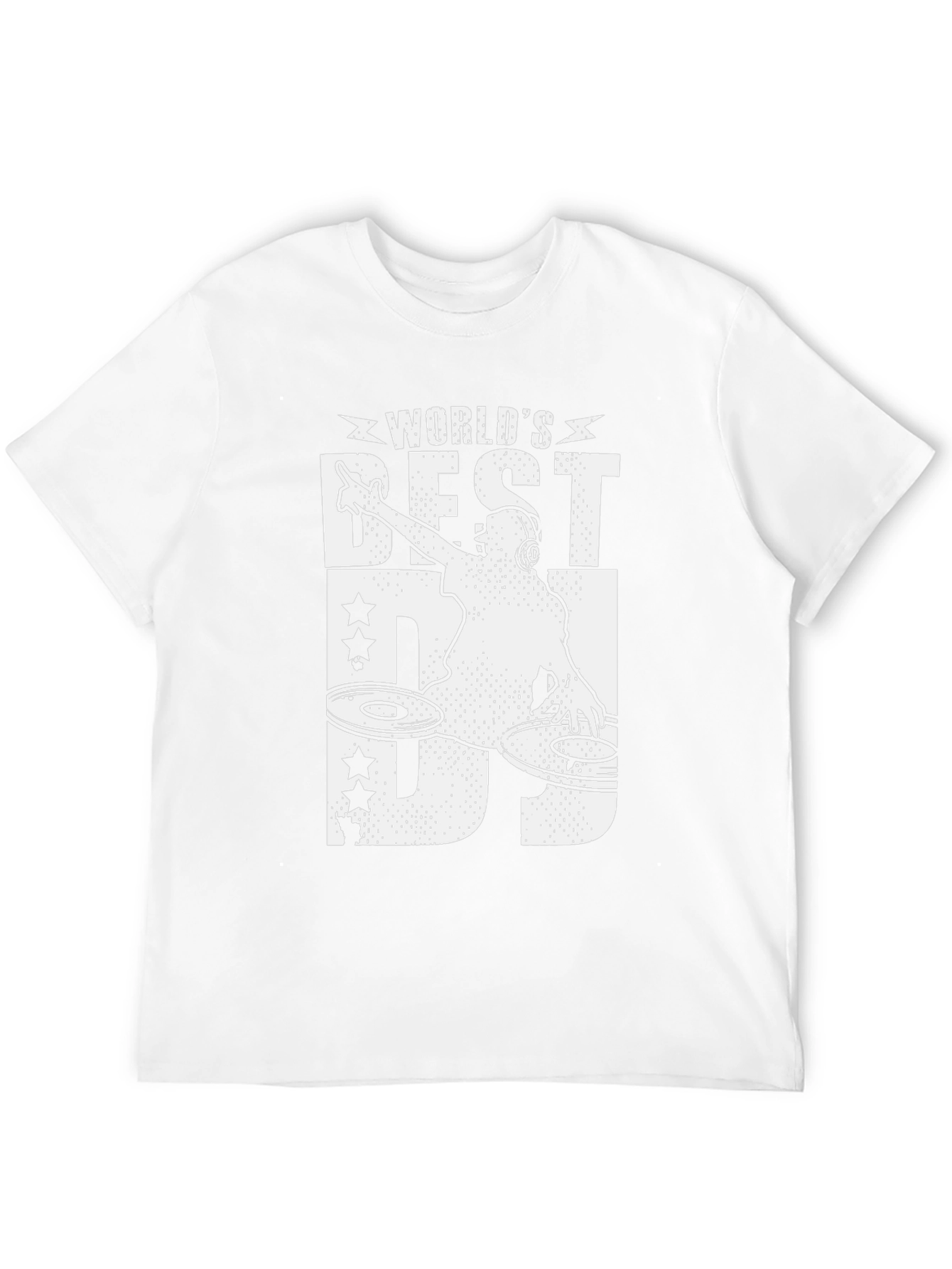 Worlds Best DJ Graphic T-Shirt Black
