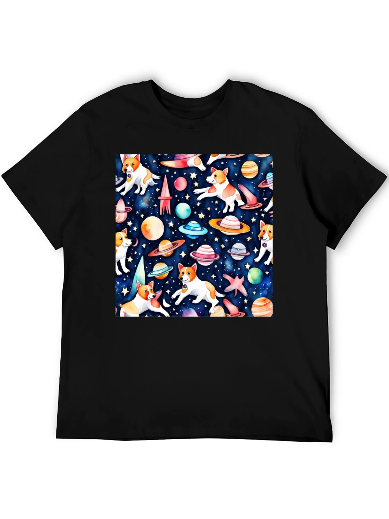 Space Dog T-Shirt - Unique Galaxy Design