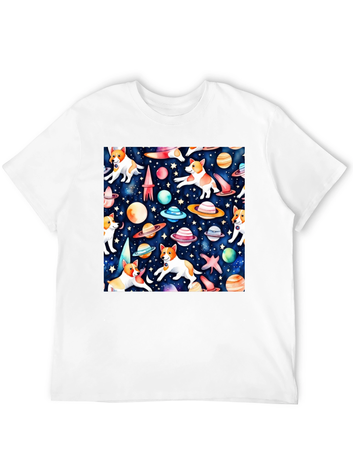 Space Dog T-Shirt - Unique Galaxy Design