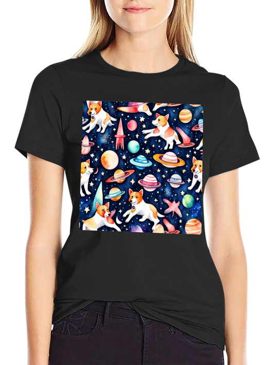 Space Dog T-Shirt - Unique Galaxy Design
