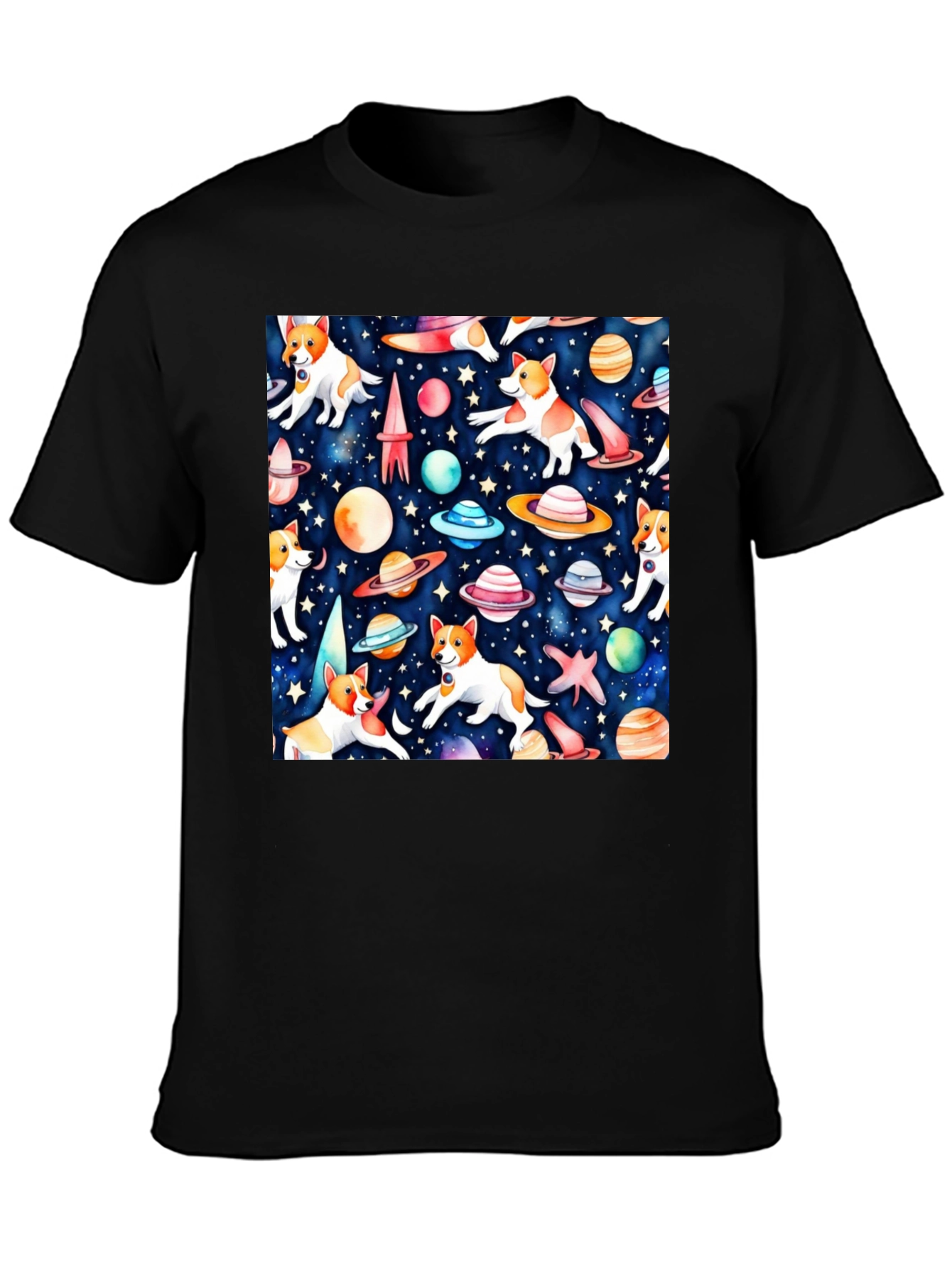 Space Dog T-Shirt - Unique Galaxy Design