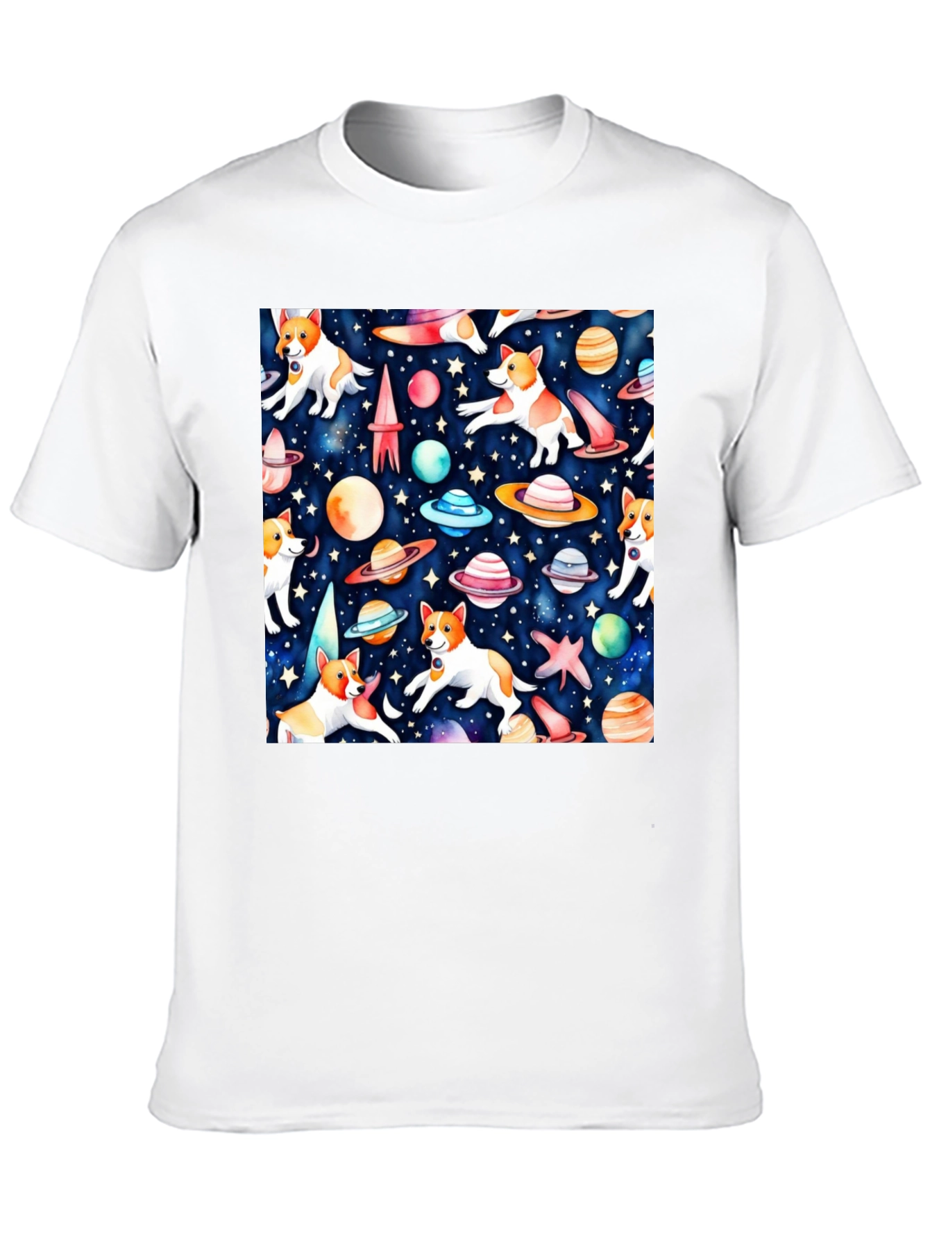 Space Dog T-Shirt - Unique Galaxy Design