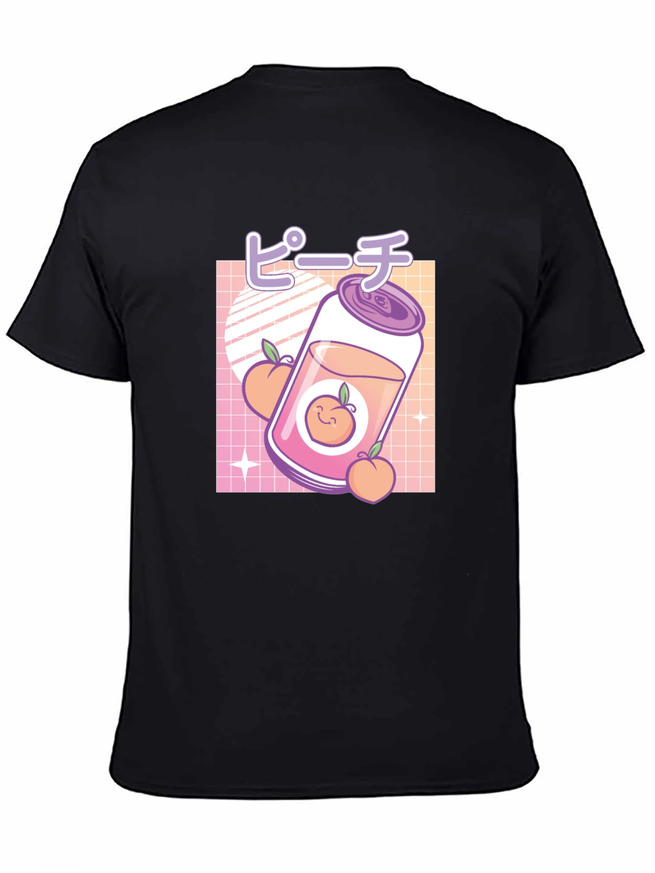 Peach Aesthetic Graphic Tee - Kawaii Style