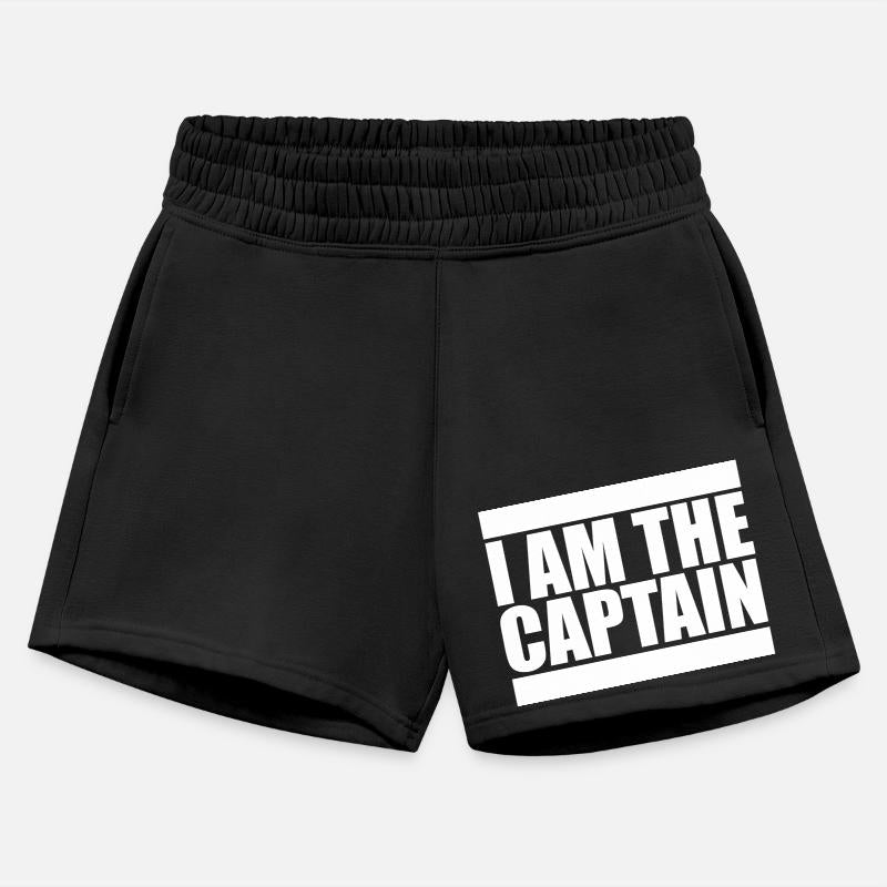 I Am The Captain Sailor Saying Text Quote Fun Logo