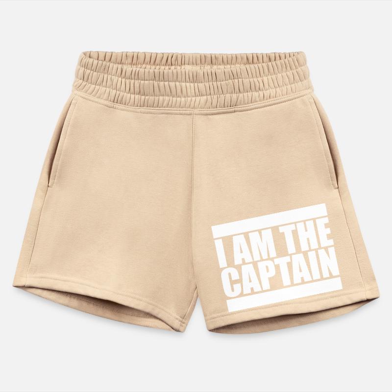 I Am The Captain Sailor Saying Text Quote Fun Logo