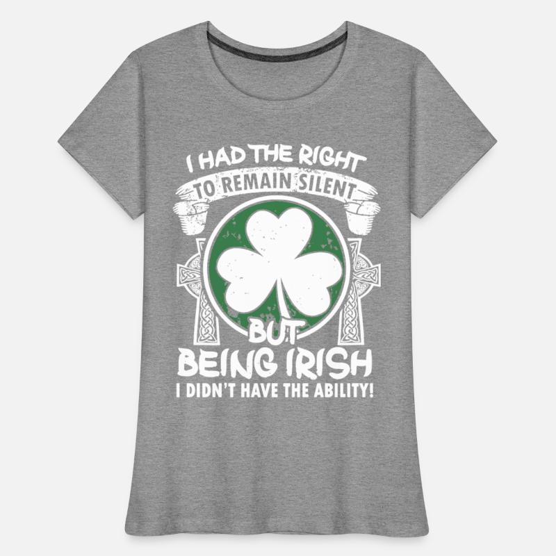 i had the right to remain silent but being irish i