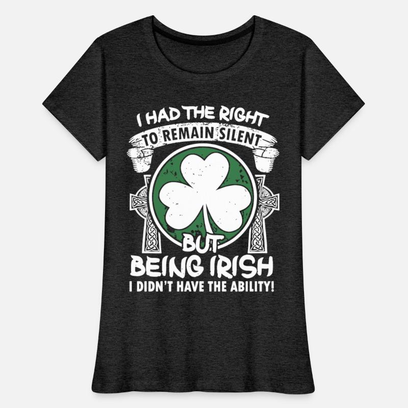 i had the right to remain silent but being irish i