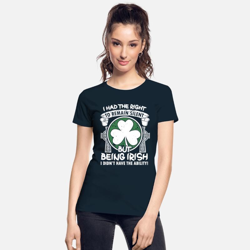 i had the right to remain silent but being irish i