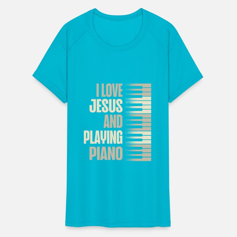 I Love Jesus And Playing Piano Christian Believer