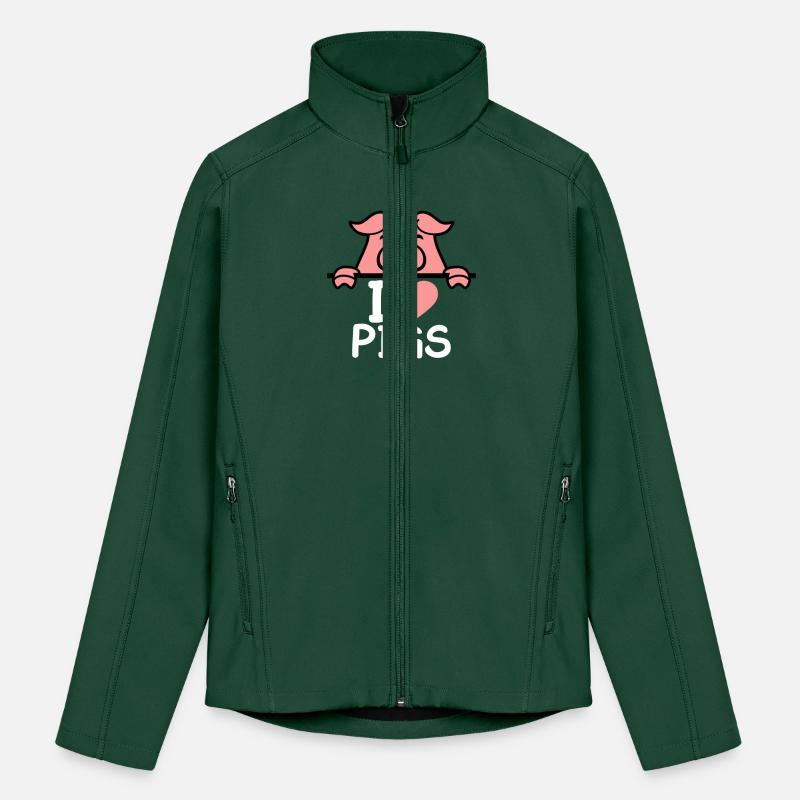 I Love Pigs pig heart piggy piglet comic funny