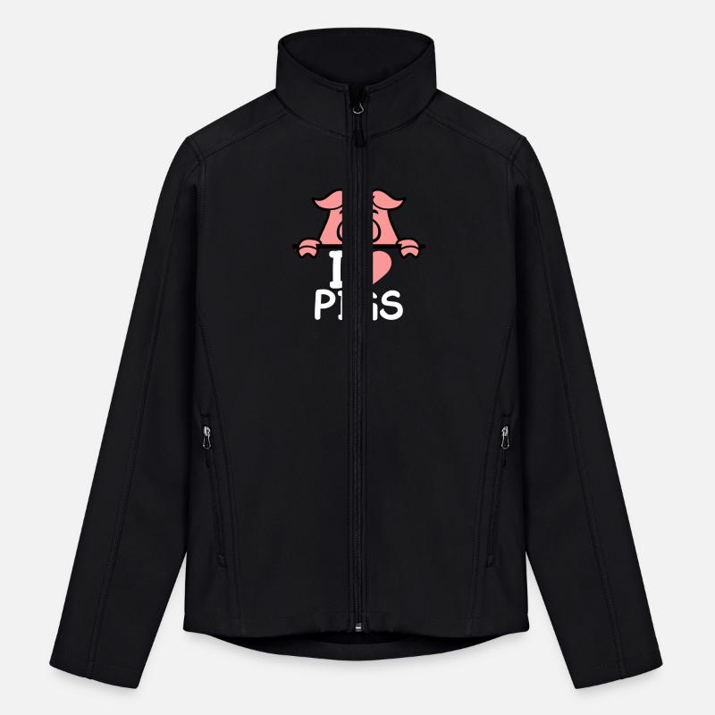 I Love Pigs pig heart piggy piglet comic funny