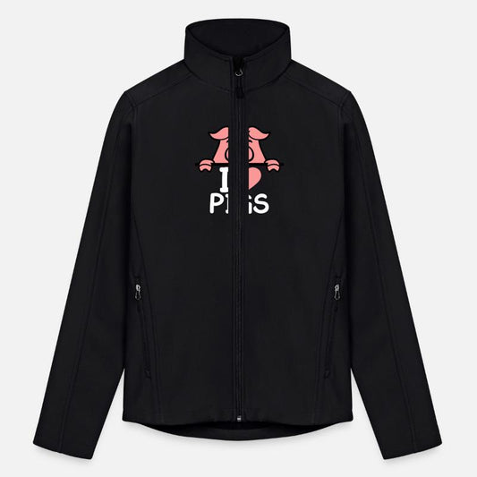 I Love Pigs pig heart piggy piglet comic funny