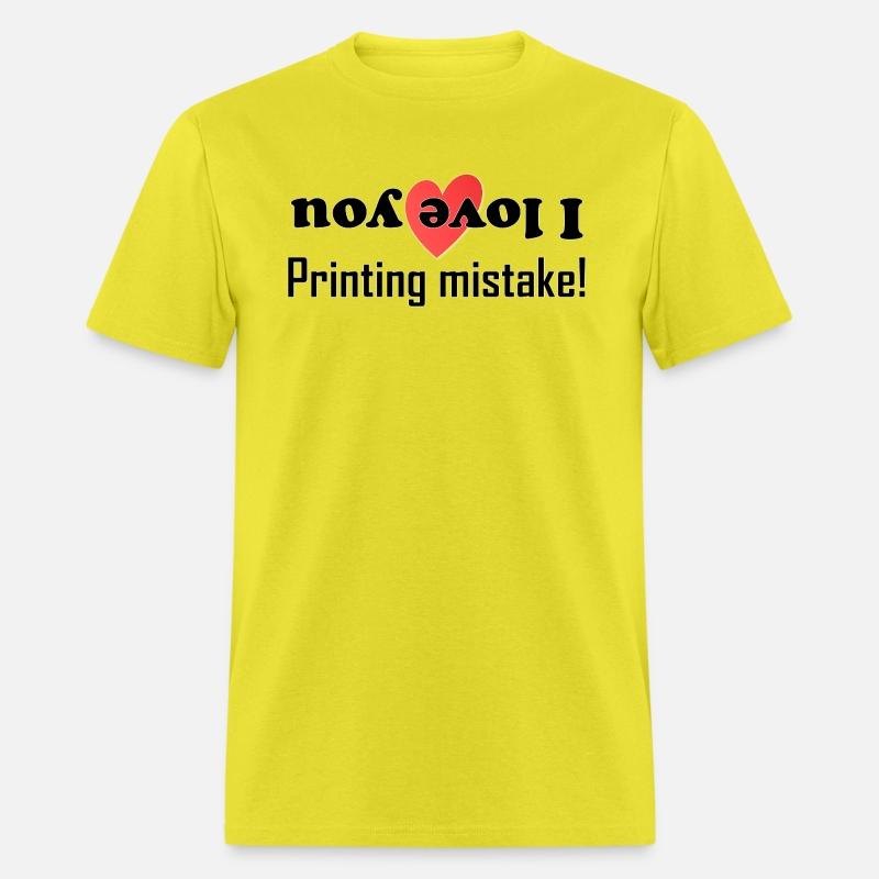 I love you, Printing Mistake !