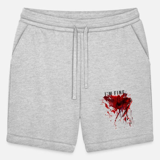 I m Fine Bloody Blood Splatter Halloween Pun