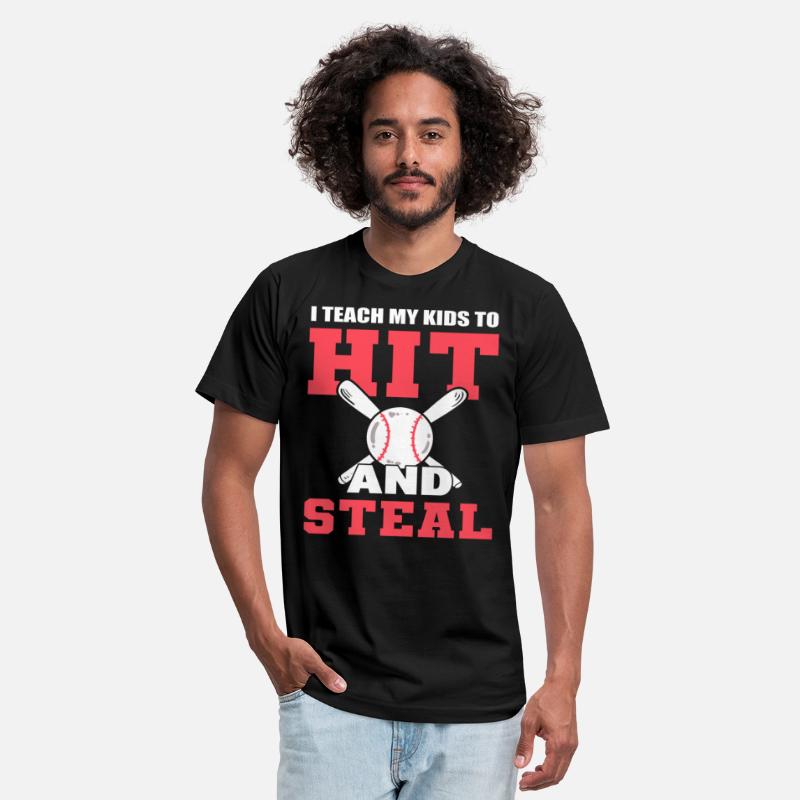 I Teach My Kids To Hit And Steal Baseball Player